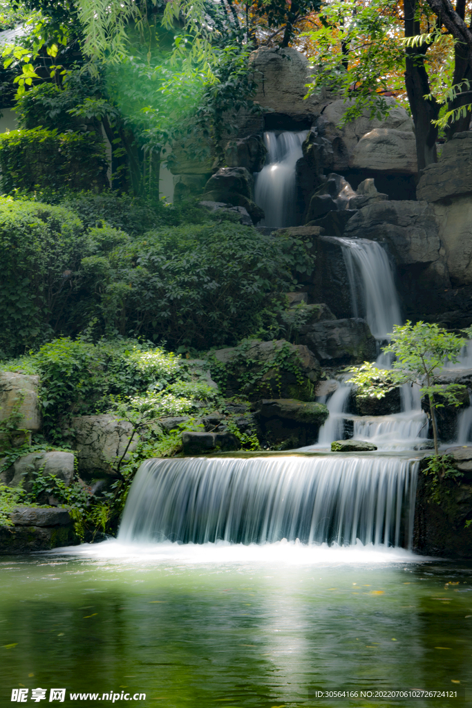 户外山水瀑布自然景观