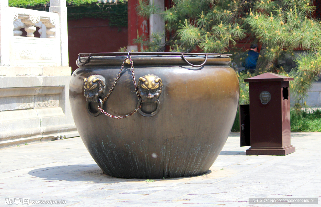 灭火铜水缸