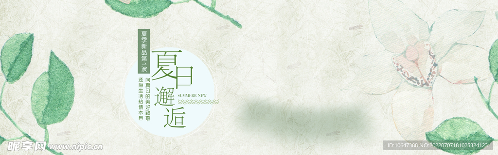 绿色背景banner