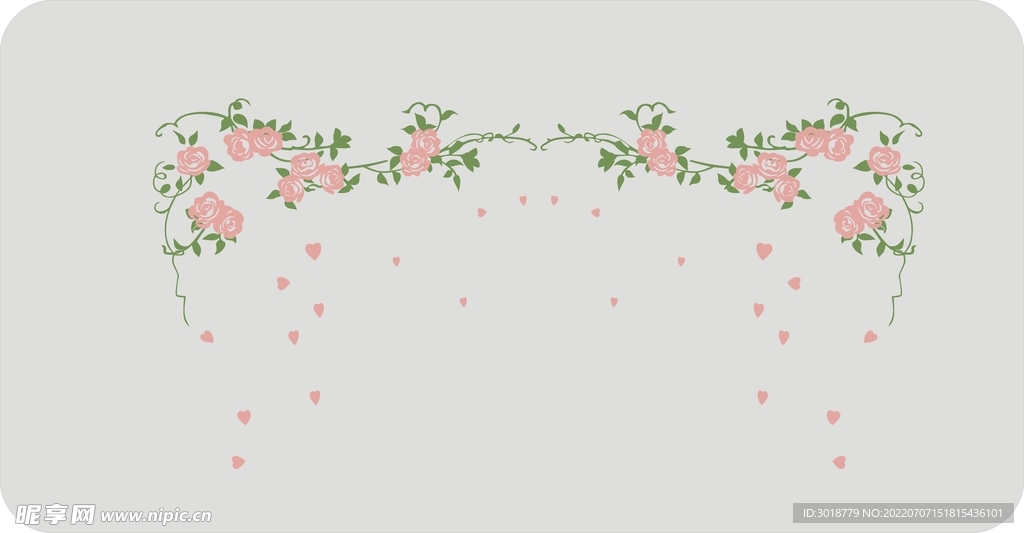 欧式全景印花