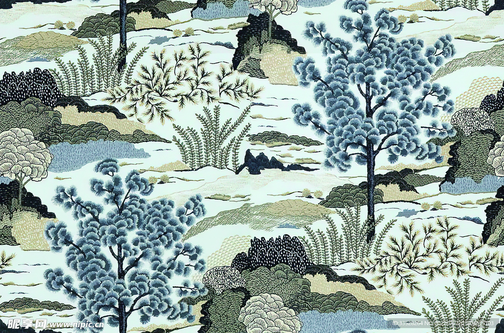 复古花
