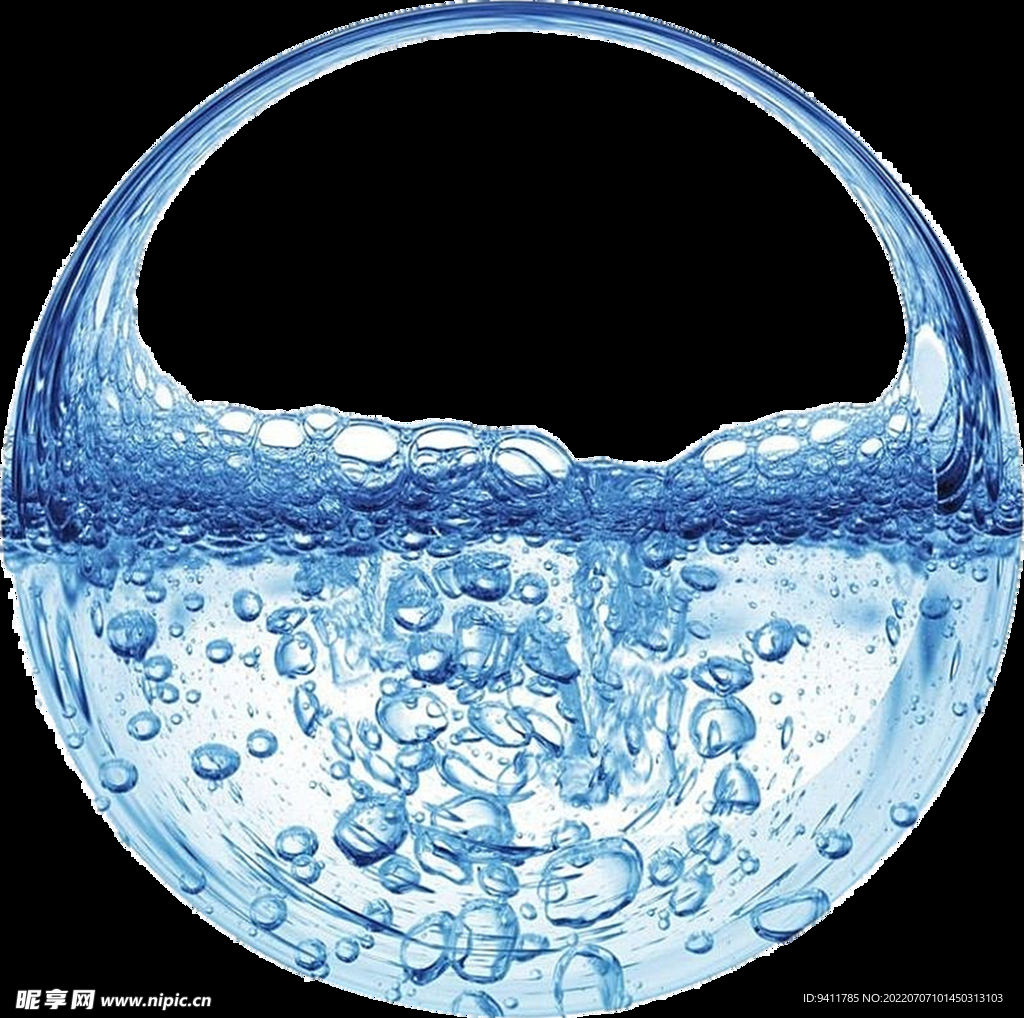 透明水滴合成素材