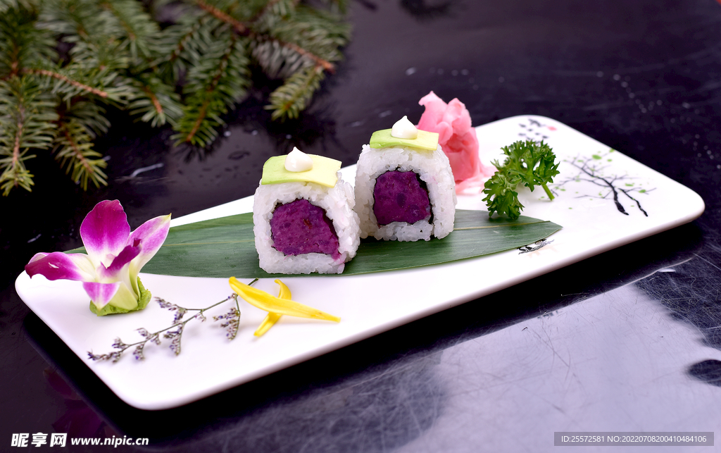 牛油果紫薯寿司卷