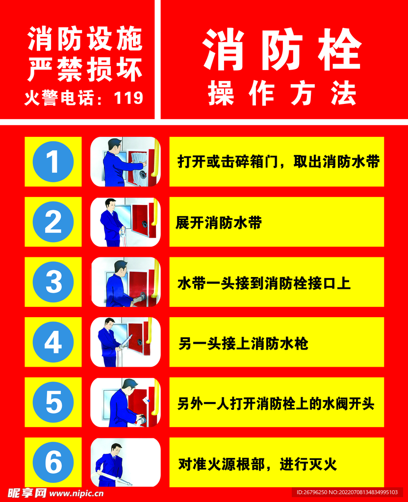 消防栓使用方法