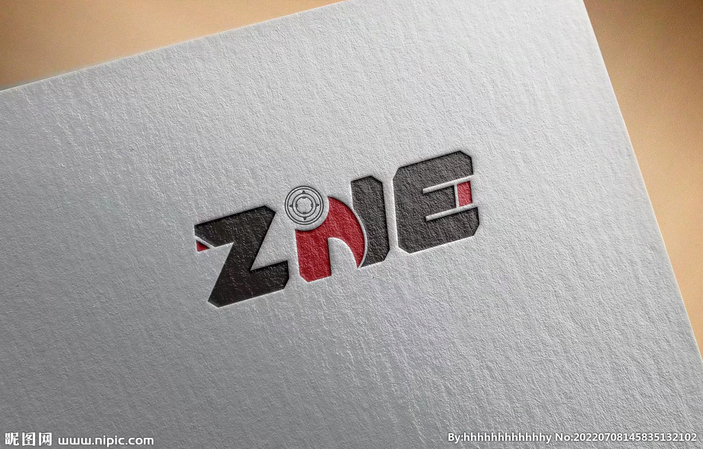 ZNE 机械 logo矢量图