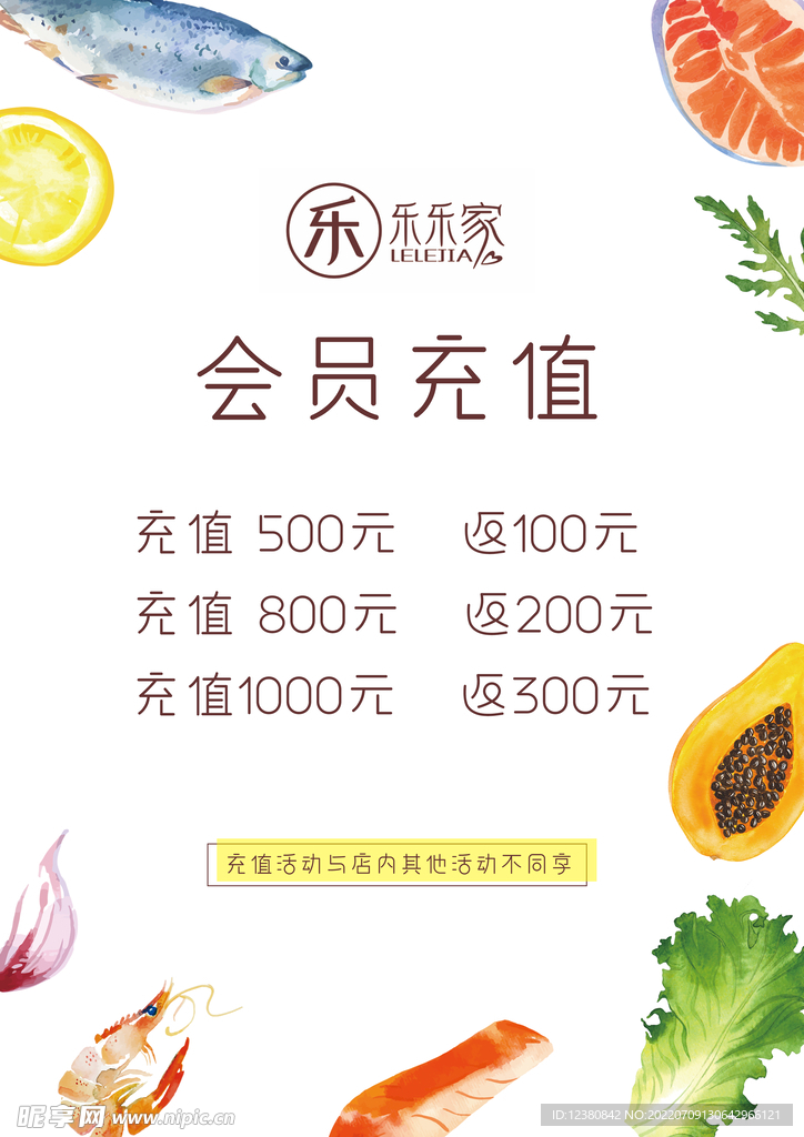 生鲜会员充值