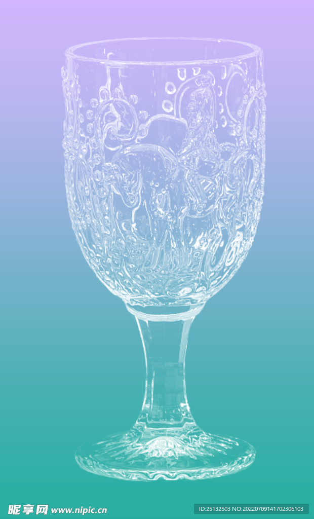 古典透明水杯