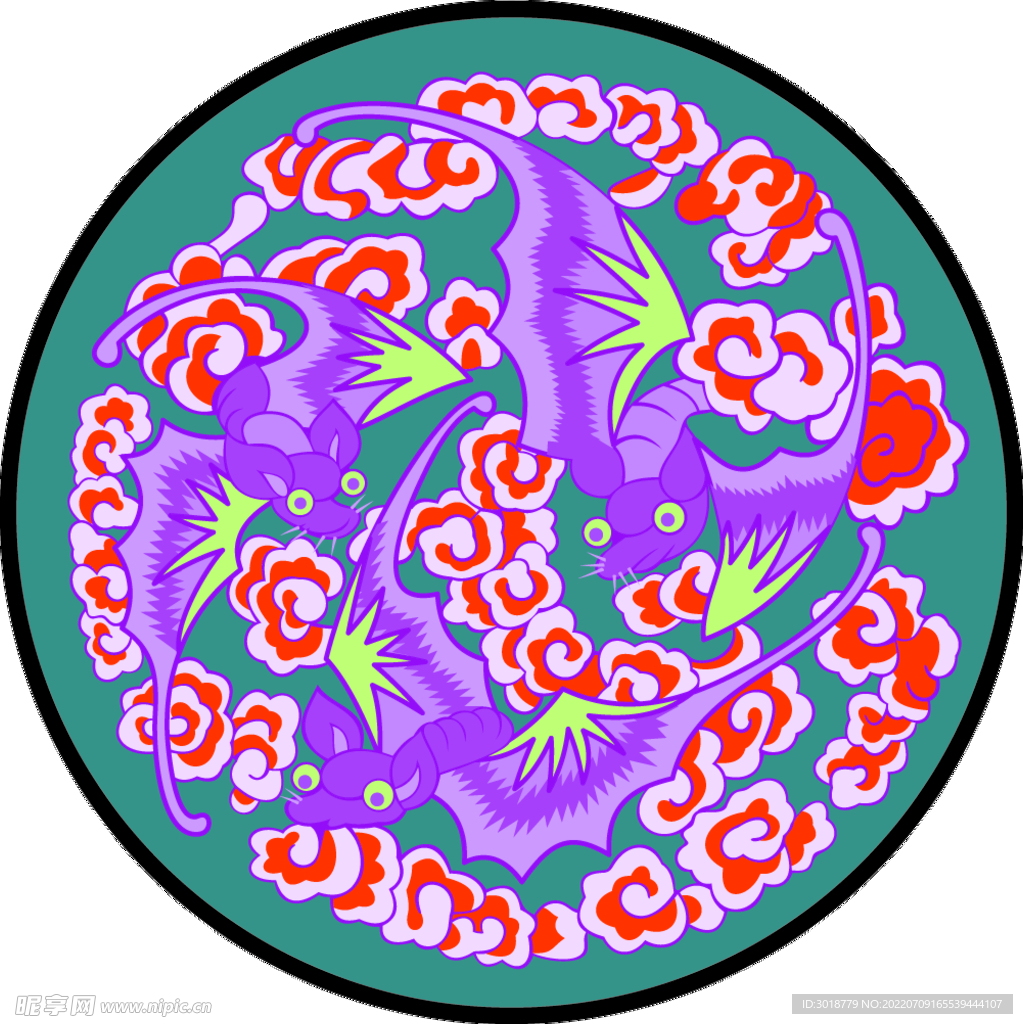 花鸟刺绣 
