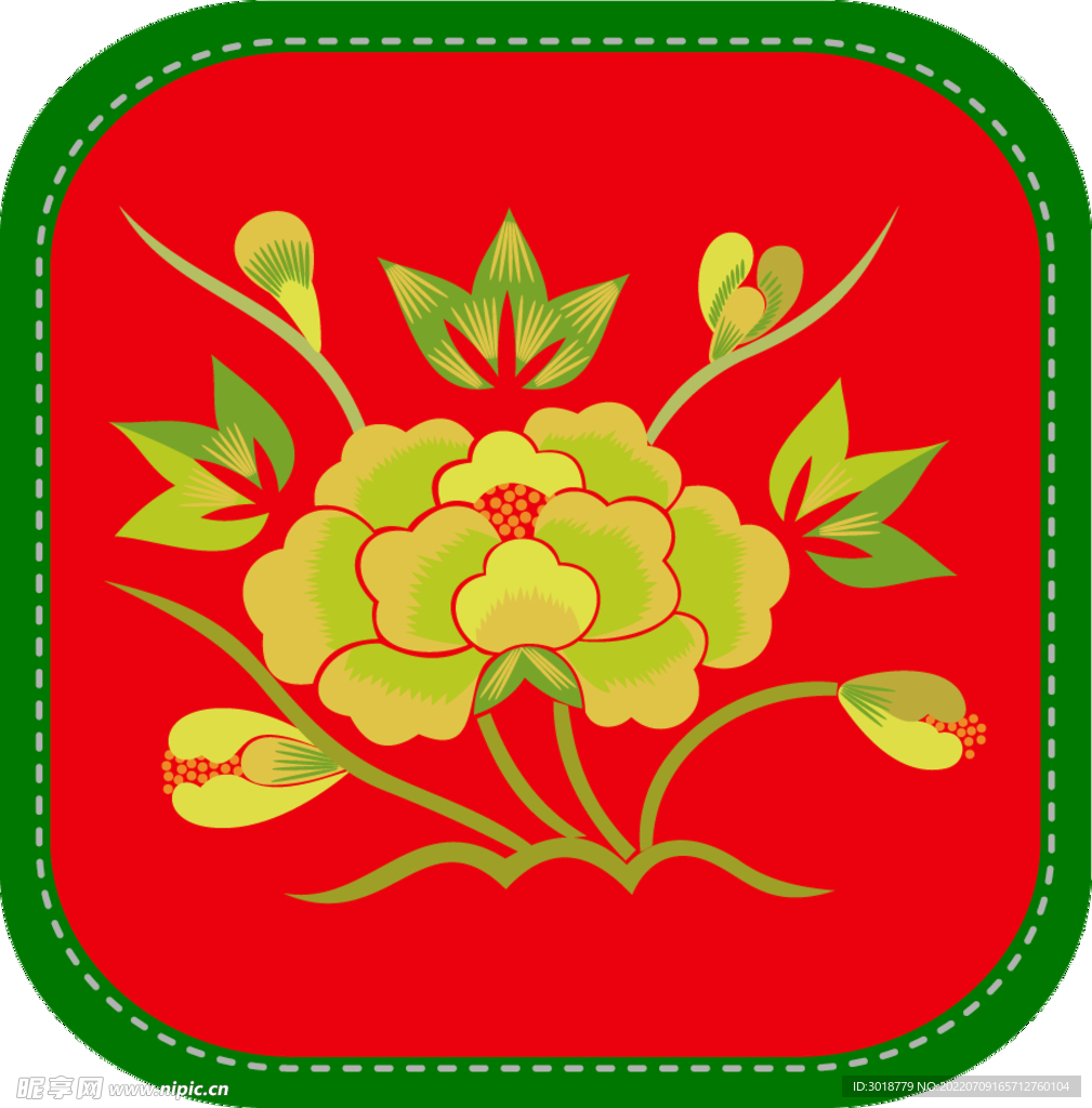 花鸟刺绣 
