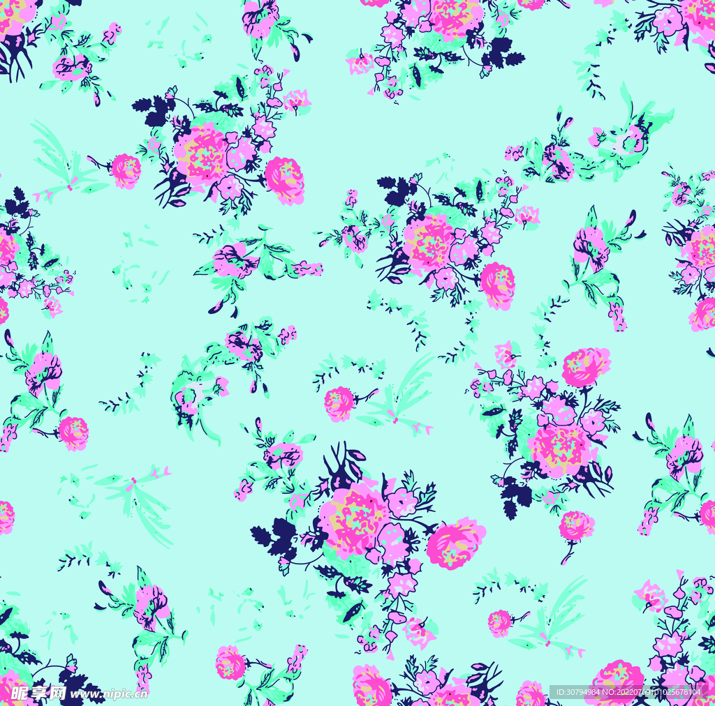 手绘花