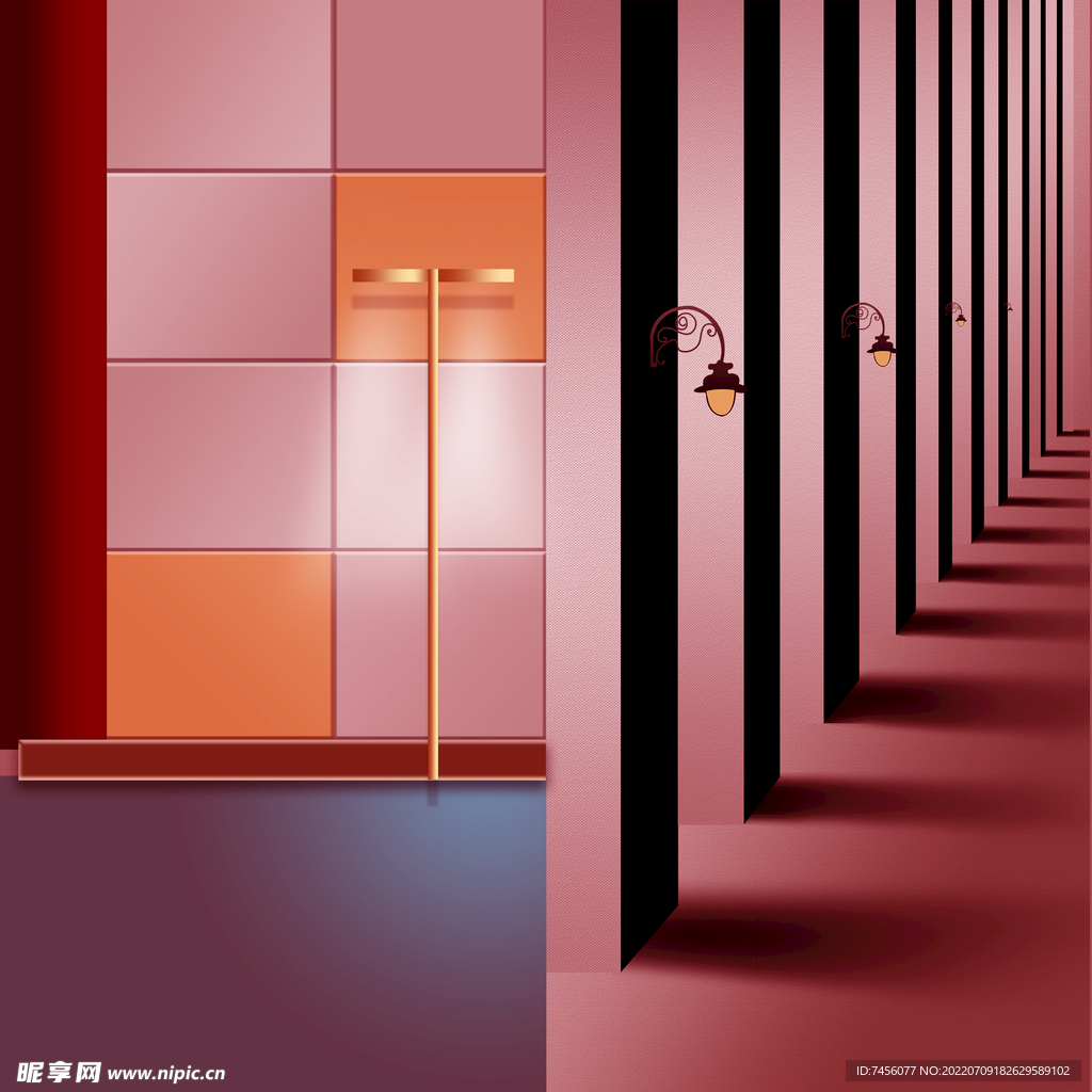 轻奢时尚立体艺术挂画装饰画