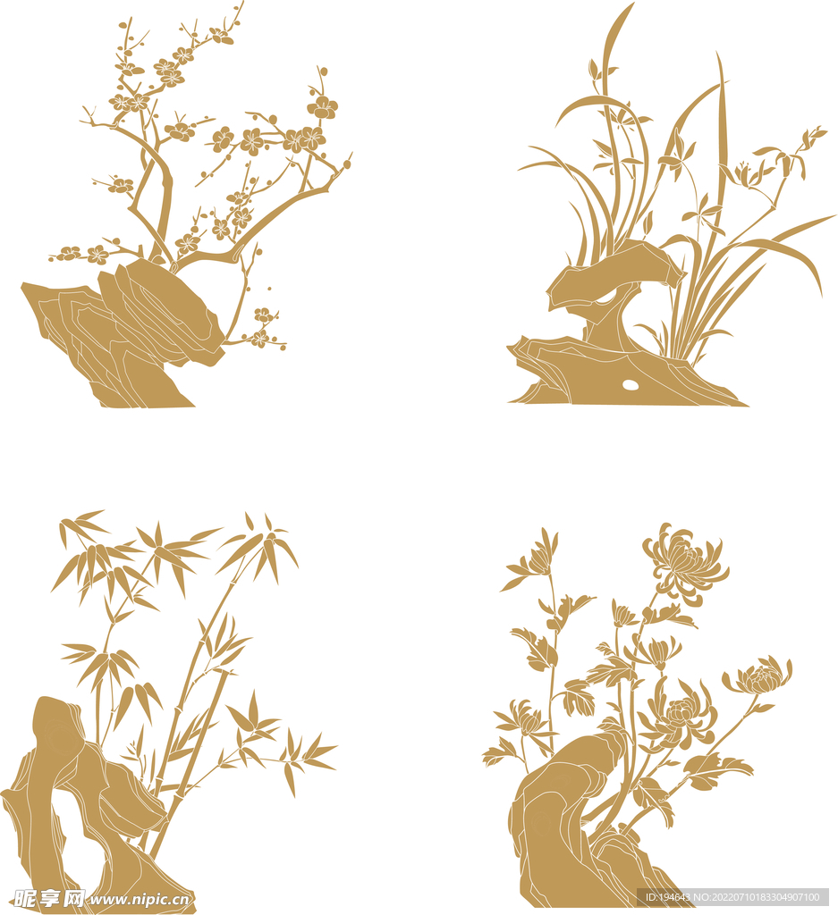 梅兰竹菊