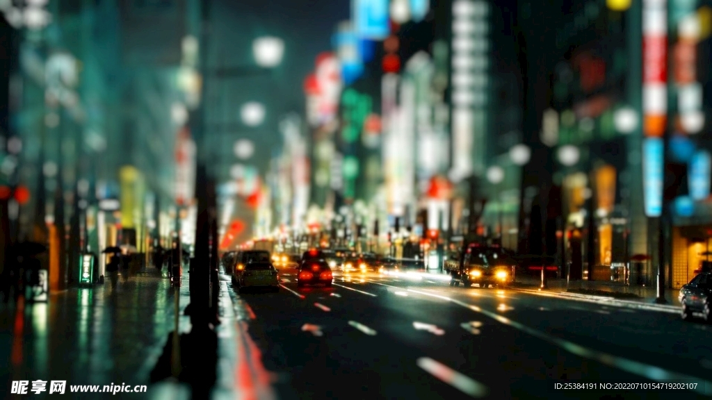 夜色街道