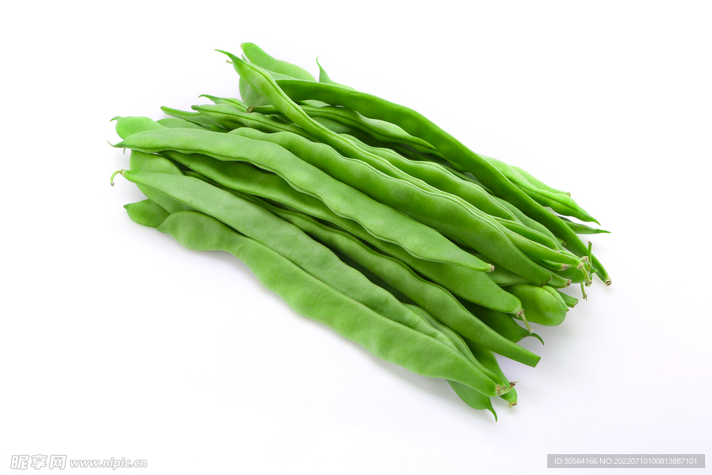 新鲜扁豆食材