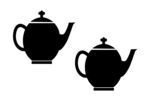 黑色茶壶