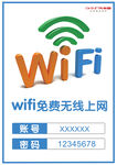 免费WiFi标识