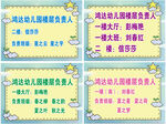鸿达楼层负责人标牌