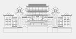 常德地标建筑武陵阁