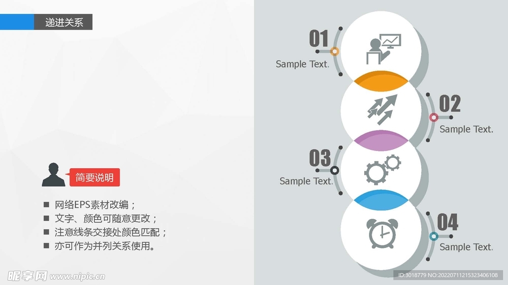 递进关系 