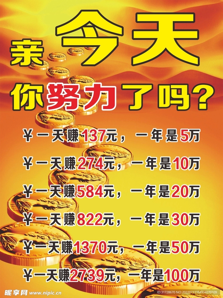 今天你努力了吗