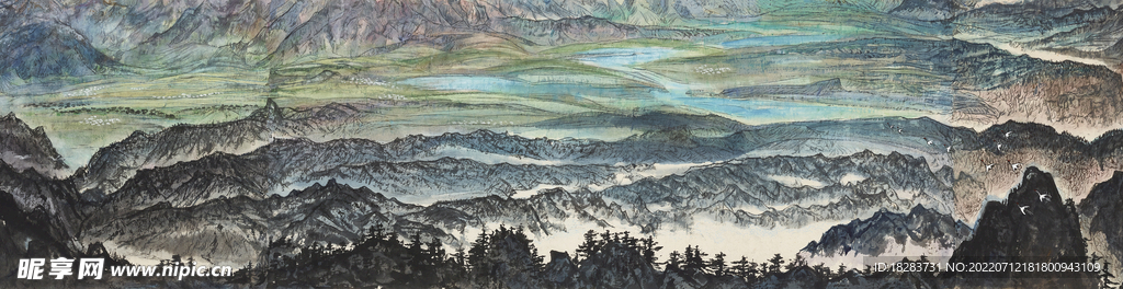 国画山水