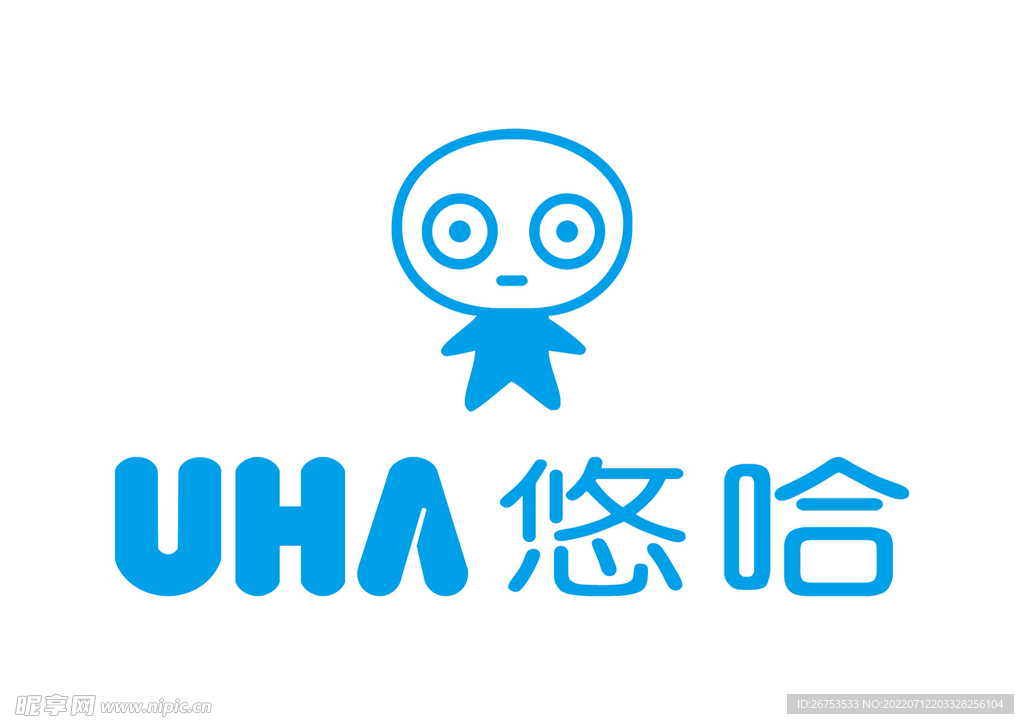 悠哈 UHA 标志 LOGO