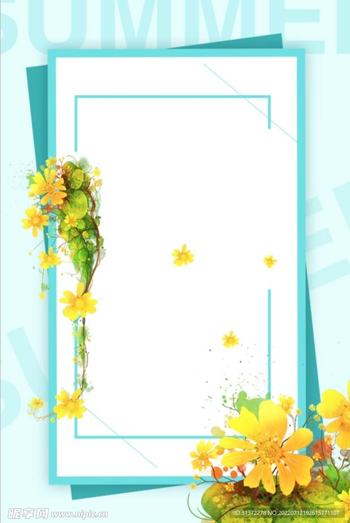 小清新简约创意海报图片
