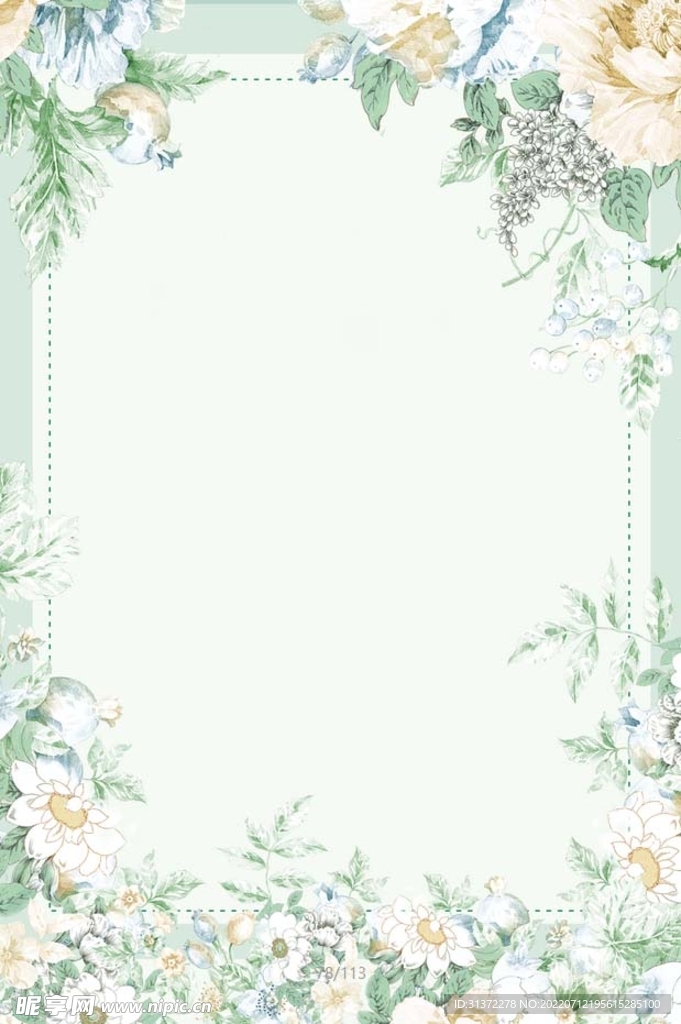 小清新简约创意海报图片