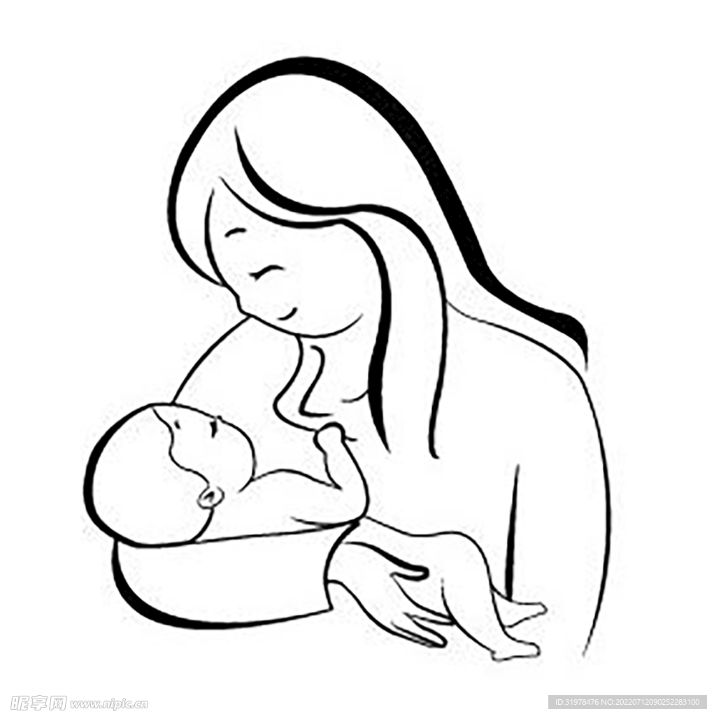 母婴 抱孩子的妈妈