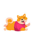  秋田犬 双击图层可编辑