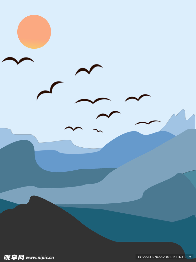 山鸟图