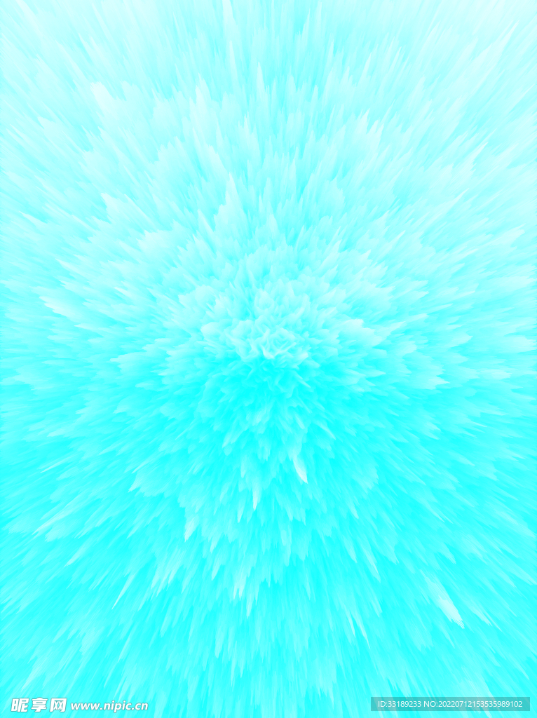 蓝色小清新渐变梦幻插画背景