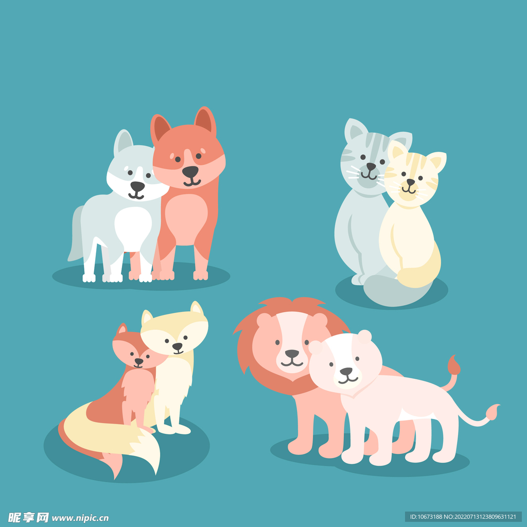 情人节动物 