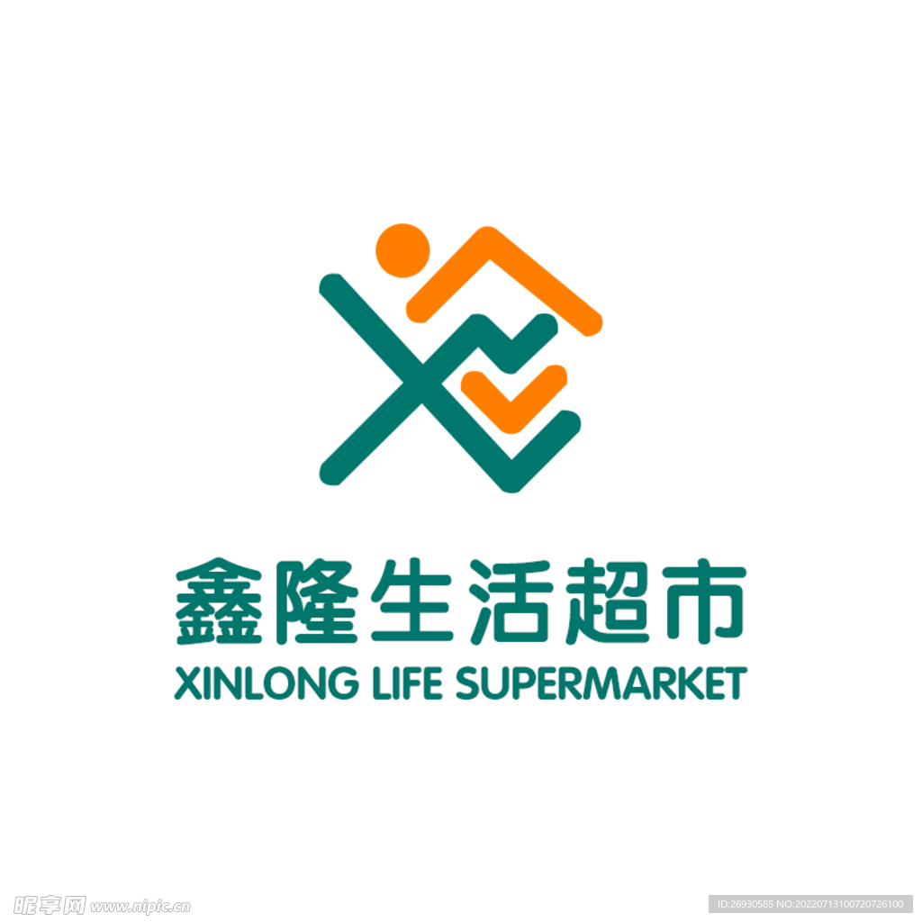 鑫隆超市logo