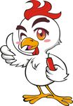 卡通鸡 麻椒鸡 logo 