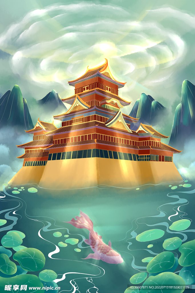 国潮插画