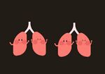 卡通心肺图片