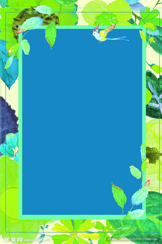   小清新简约创意海报图片