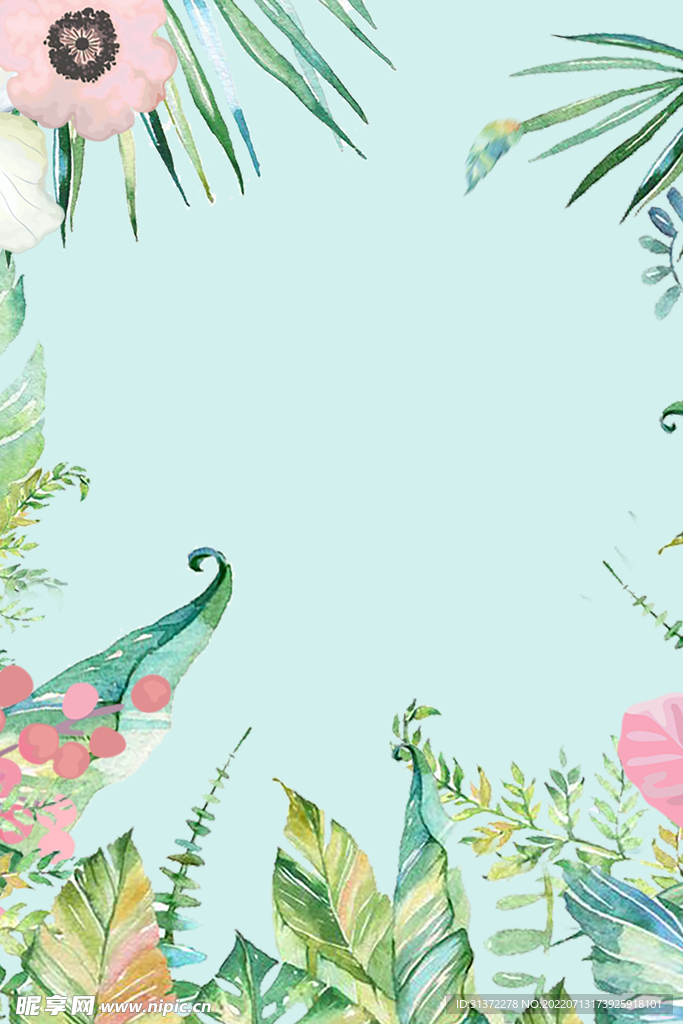 小清新简约创意海报图片