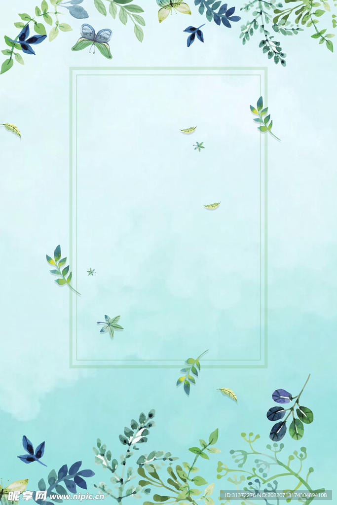  小清新简约创意海报图片