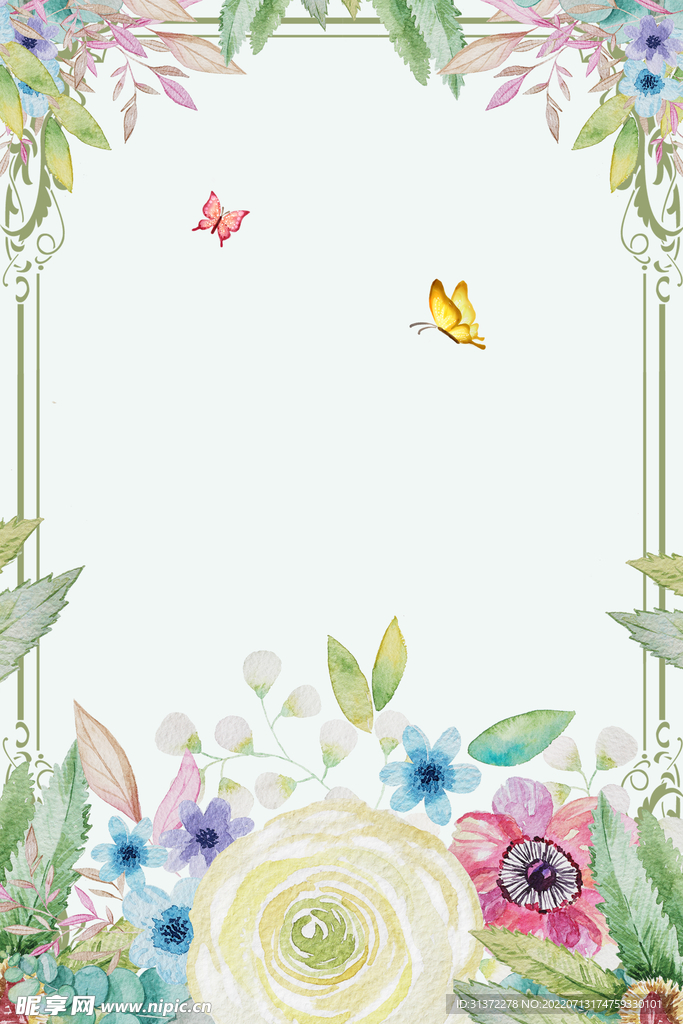 小清新简约创意海报图片