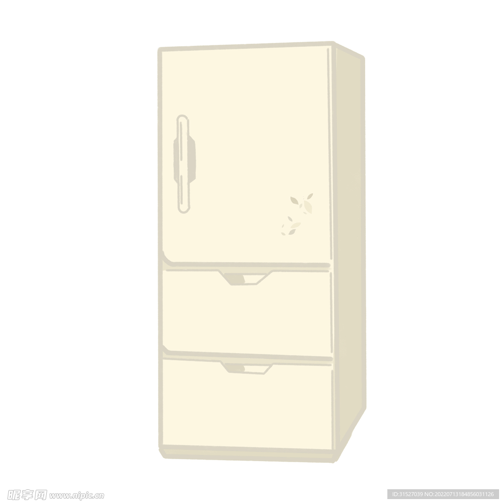 冰箱插画素材