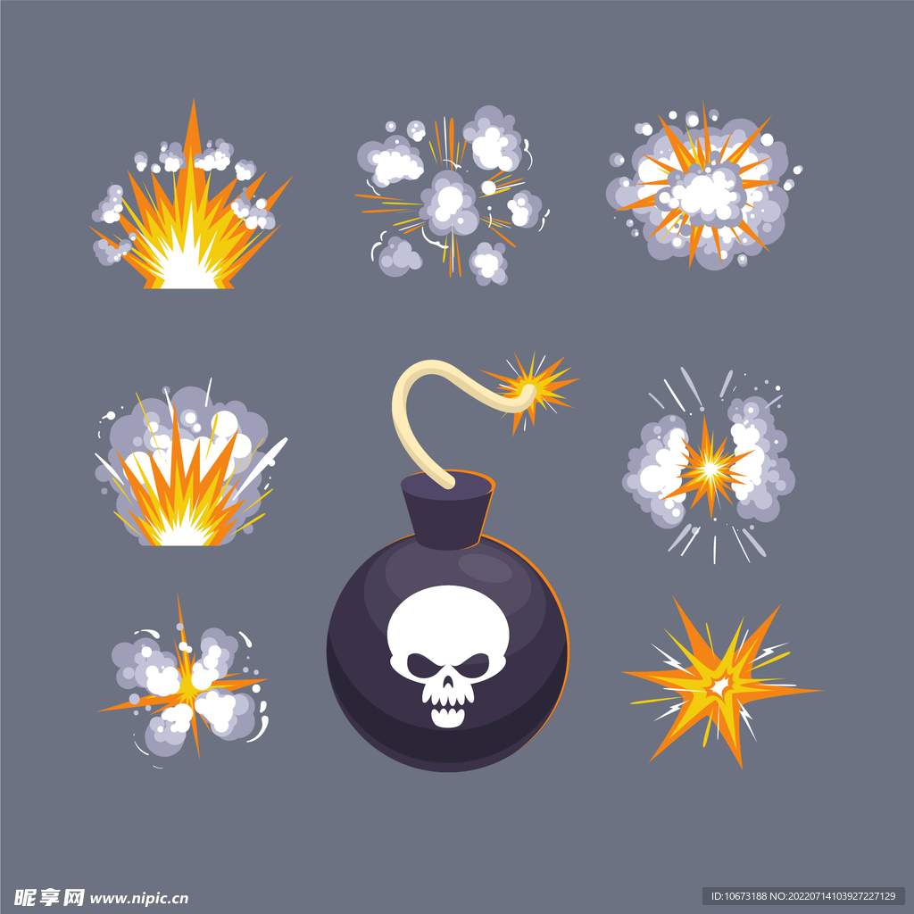 漫画爆炸效果