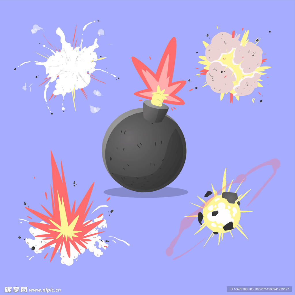 漫画爆炸效果