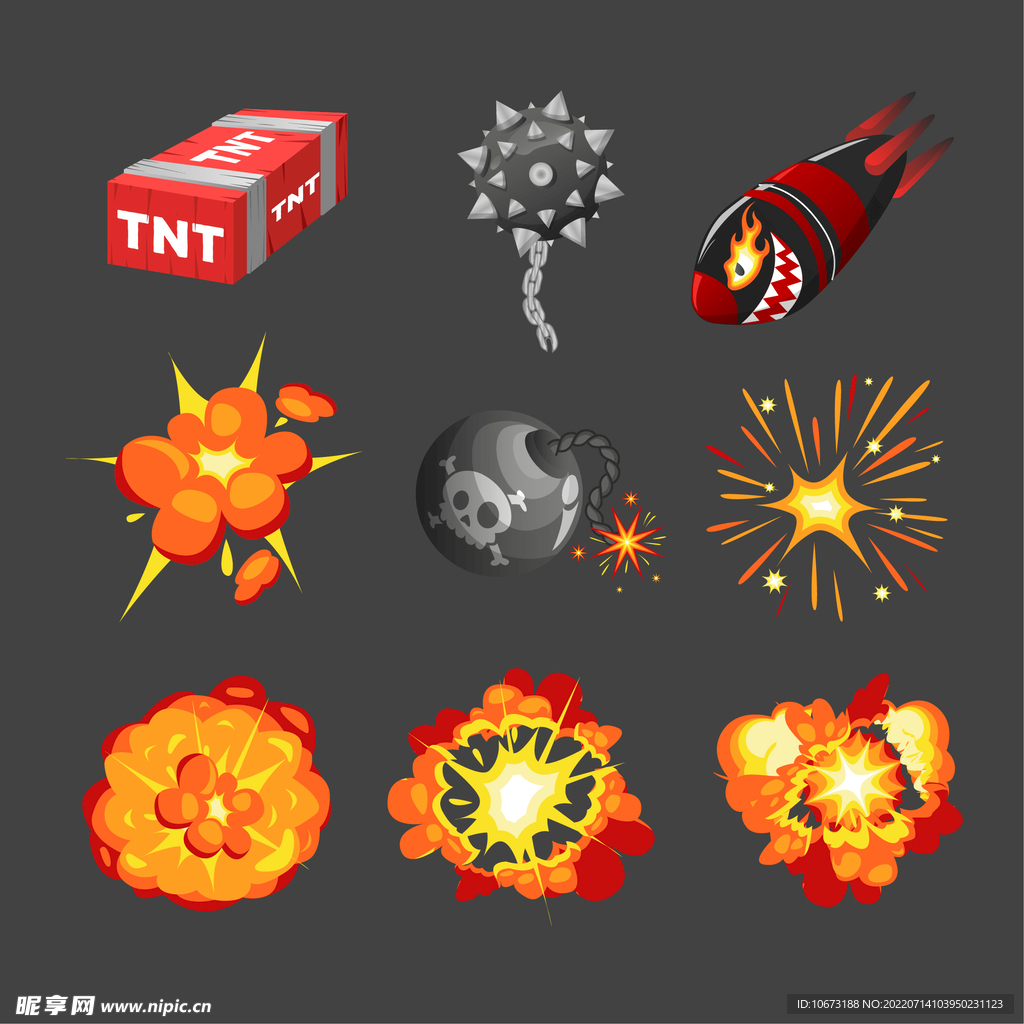 漫画爆炸效果