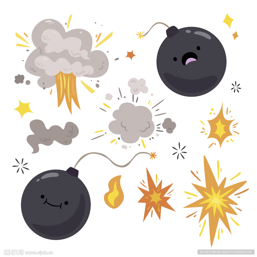 漫画爆炸效果 