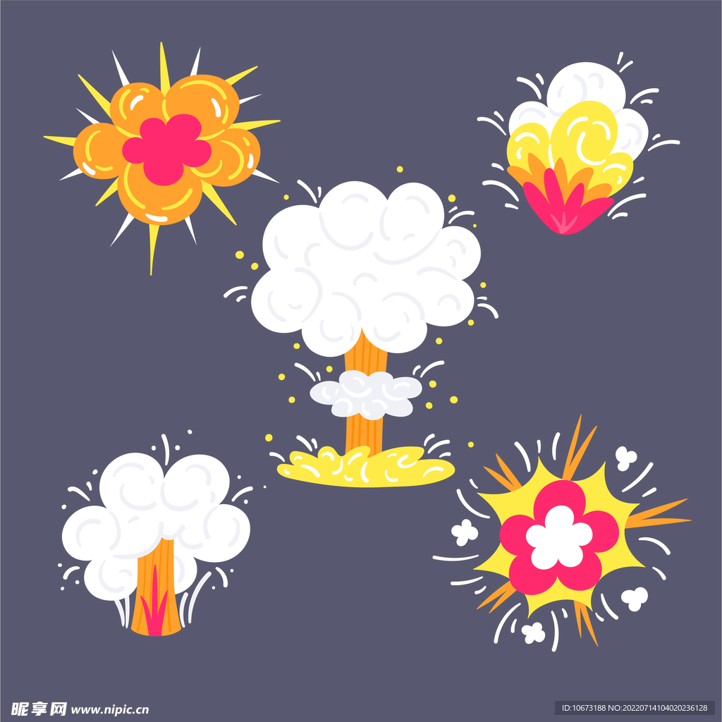 漫画爆炸效果 