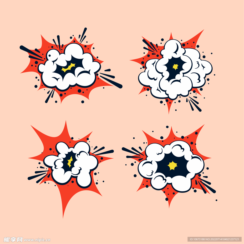 漫画爆炸效果