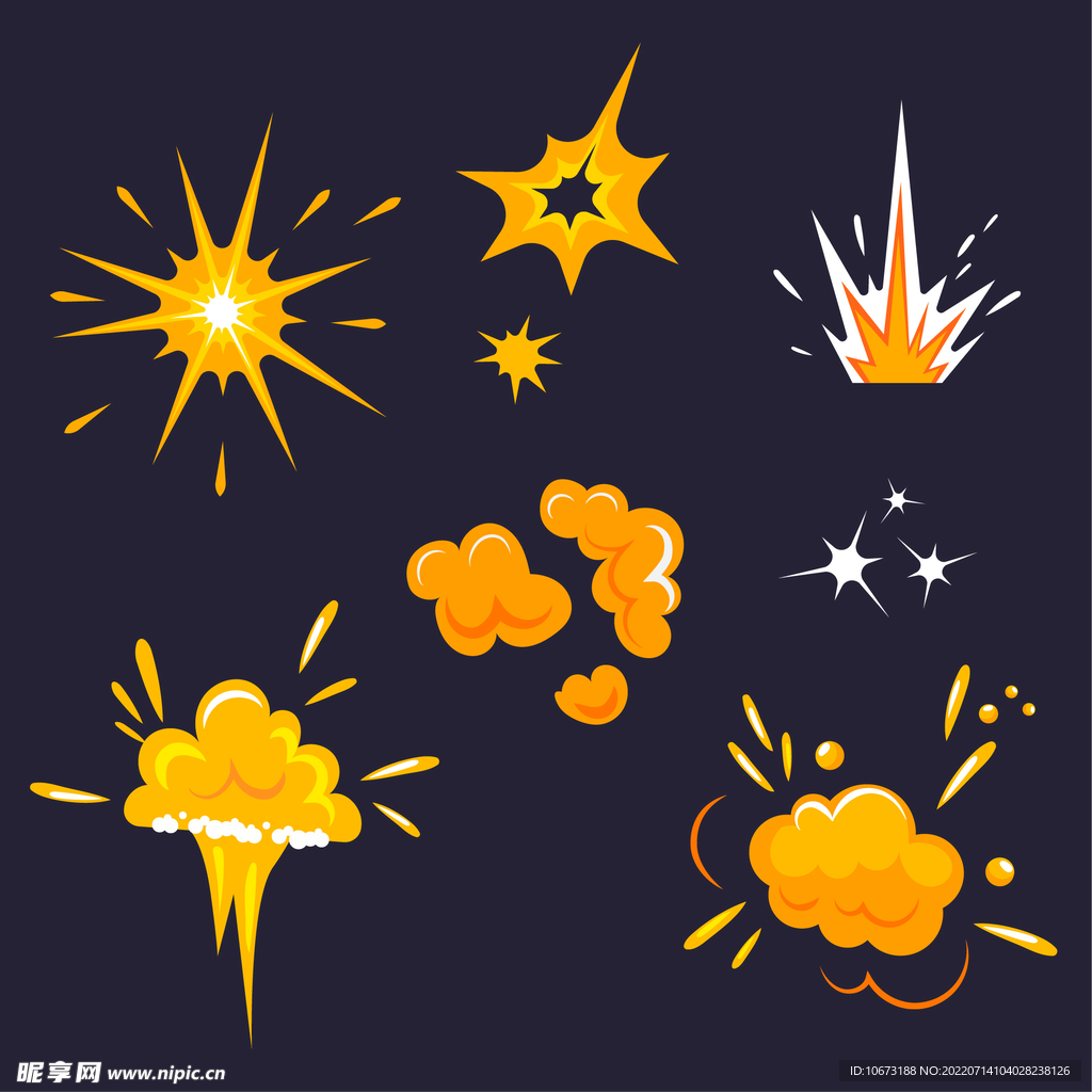 漫画爆炸效果