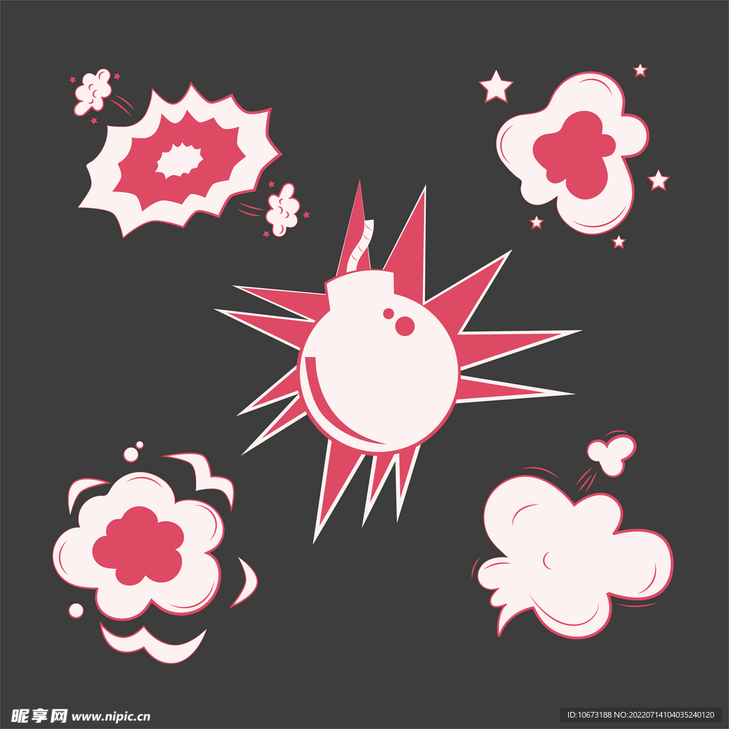 漫画爆炸效果